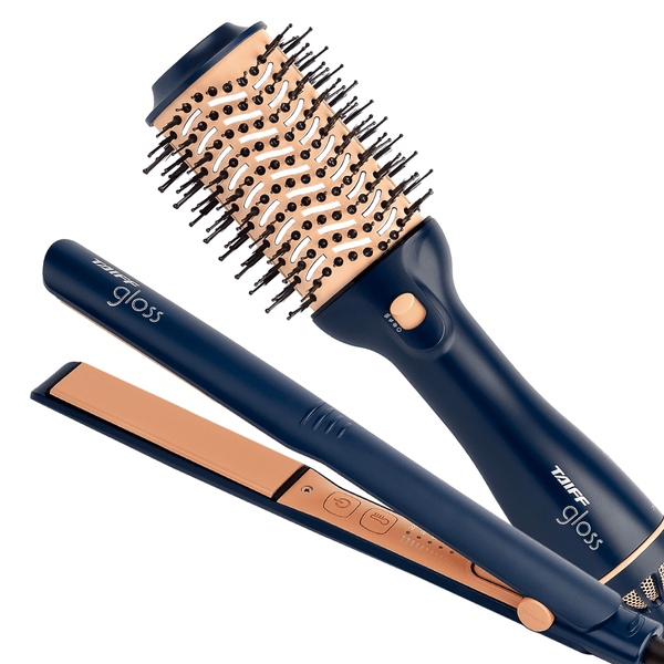 Kit Chapa Gloss e Escova Gloss Blue Bivolt